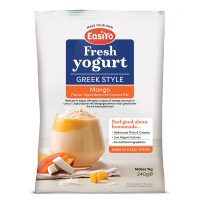 EasiYo Yogurt Stile Greco al Gusto di Mango con Pezzi di Cocco (1x)