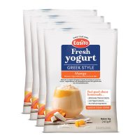 EasiYo Yogurt Stile Greco al Gusto di Mango con Pezzi di Cocco (4x)