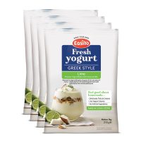 EasiYo Yogurt Stile Greco al Gusto di Lime con Pezzi di Cocco (4x)