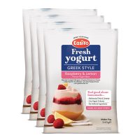 EasiYo Yogurt Stile Greco al Gusto di Lampone e Limone (4x)