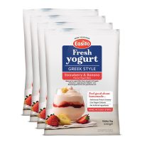 EasiYo Yogurt Stile Greco al Gusto di Fragola e Banana (4x)