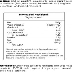 EasiYo Yogurt Stile Greco al Gusto di Lime con Pezzi di Cocco (1x)
