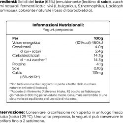 EasiYo Yogurt Stile Greco al Gusto di Fragola e Banana (4x)