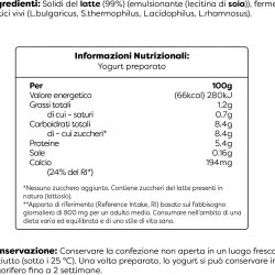 EasiYo Yogurt Stile Greco Magro Senza Zucchero (1x)