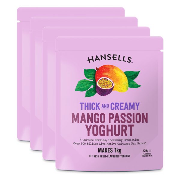Hansells Yogurt alla Mango e Frutto della Passione (4x)