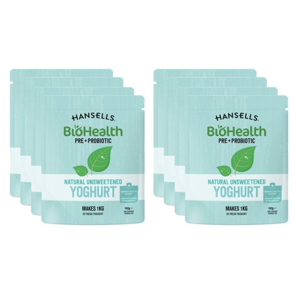 Hansells BioHealth Yogurt Naturale Non Zuccherato (8x)