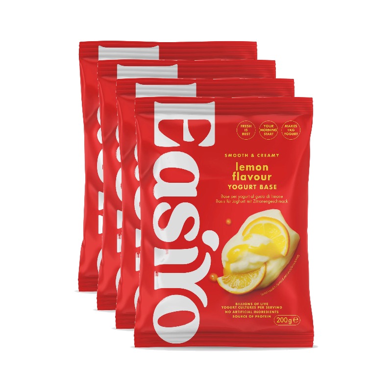 1039 EasiYo Yogurt al gusto di limone - confezione vantaggiosa 4 bustine